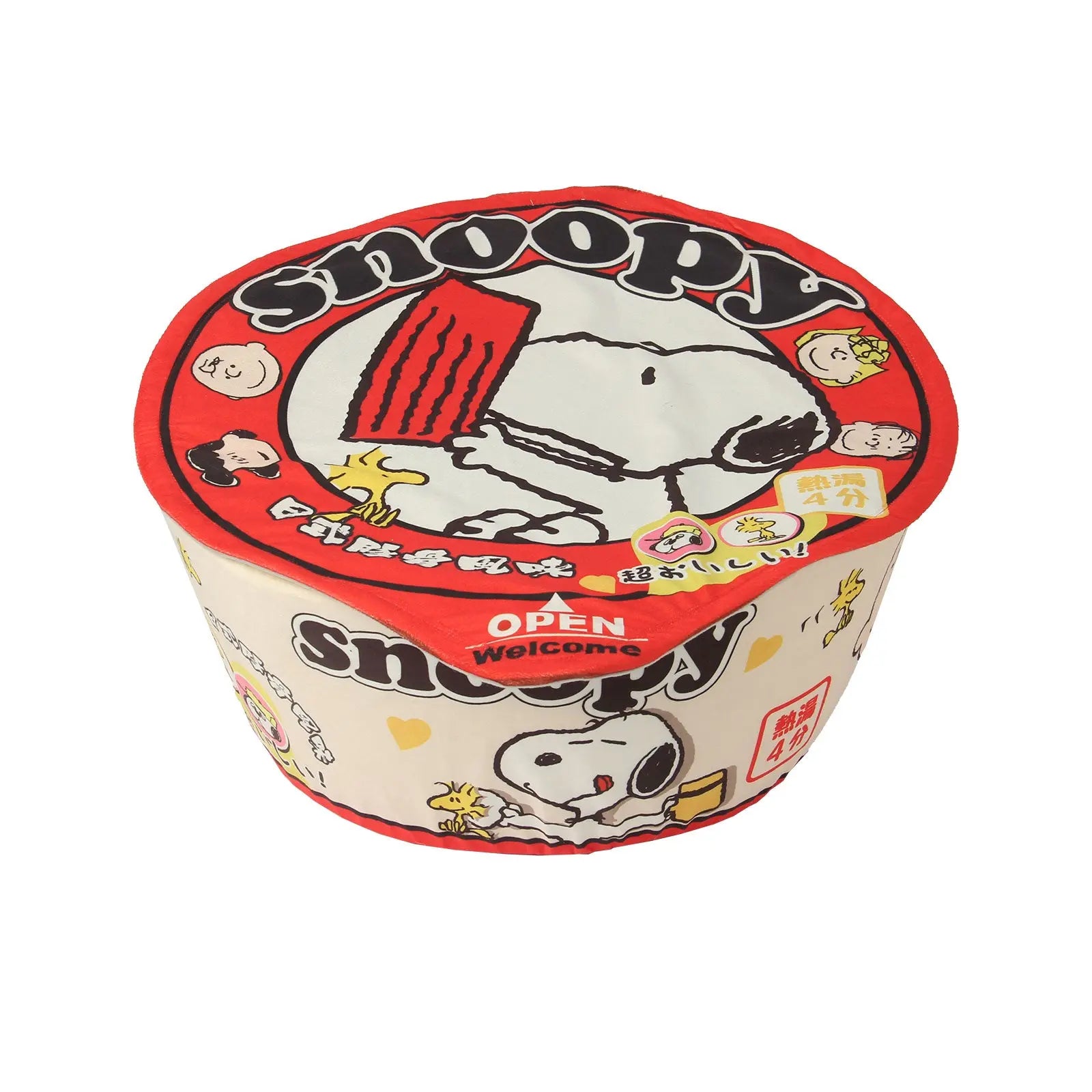 Kashima X Snoopy Red Tonkotsu Bubble Noodle Pet Bed KashimaPet