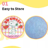 Kashima x Snoopy Strawberry Plaid Ice Pad KashimaPet