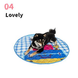 Kashima x Snoopy Blue Checkered Ice Pad KashimaPet