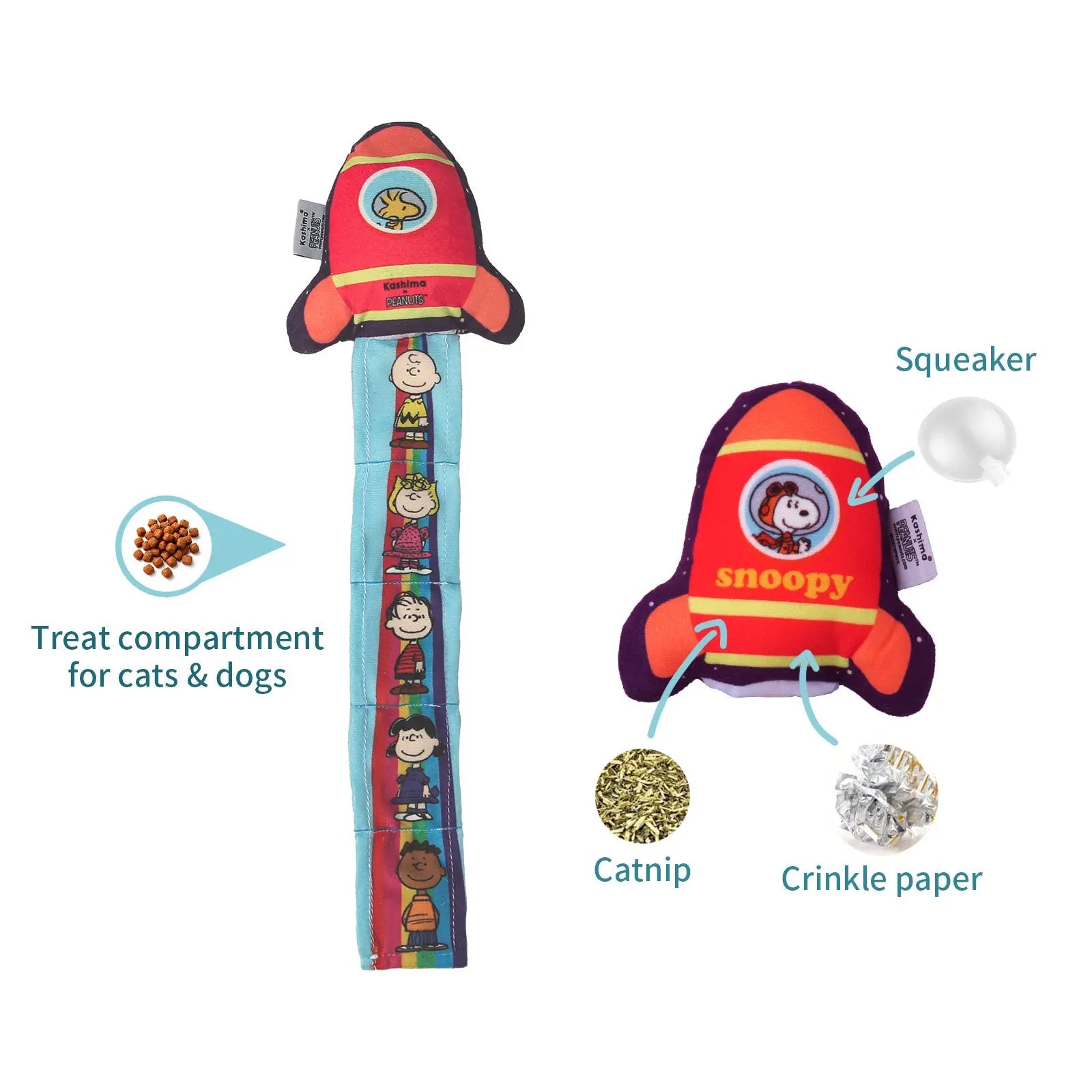 Kashima X Snoopy Rocket Pet Toy KashimaPet