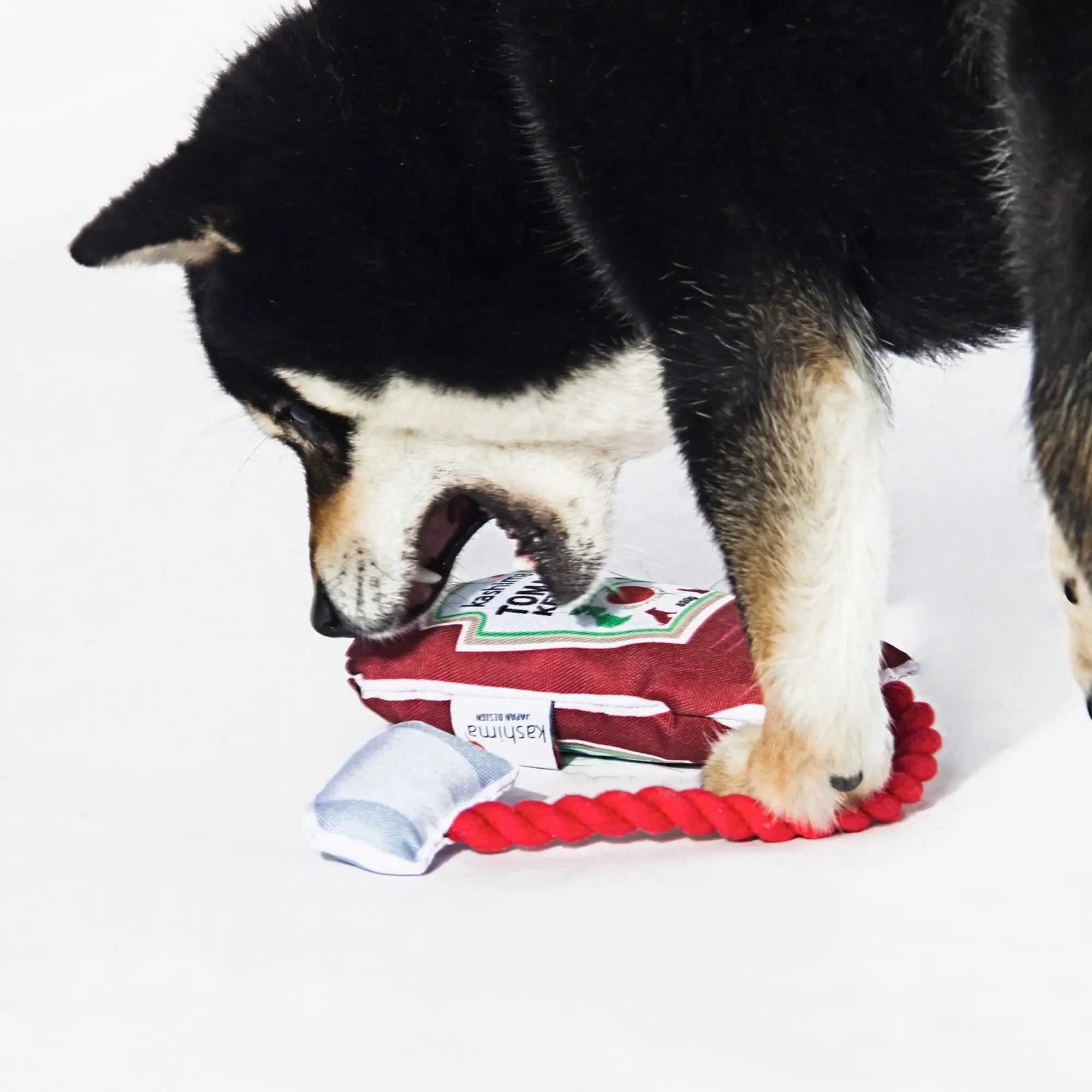 Kashima Ketchup and Yellow Mustard Sauce Shaped Pet Toys kashimashop