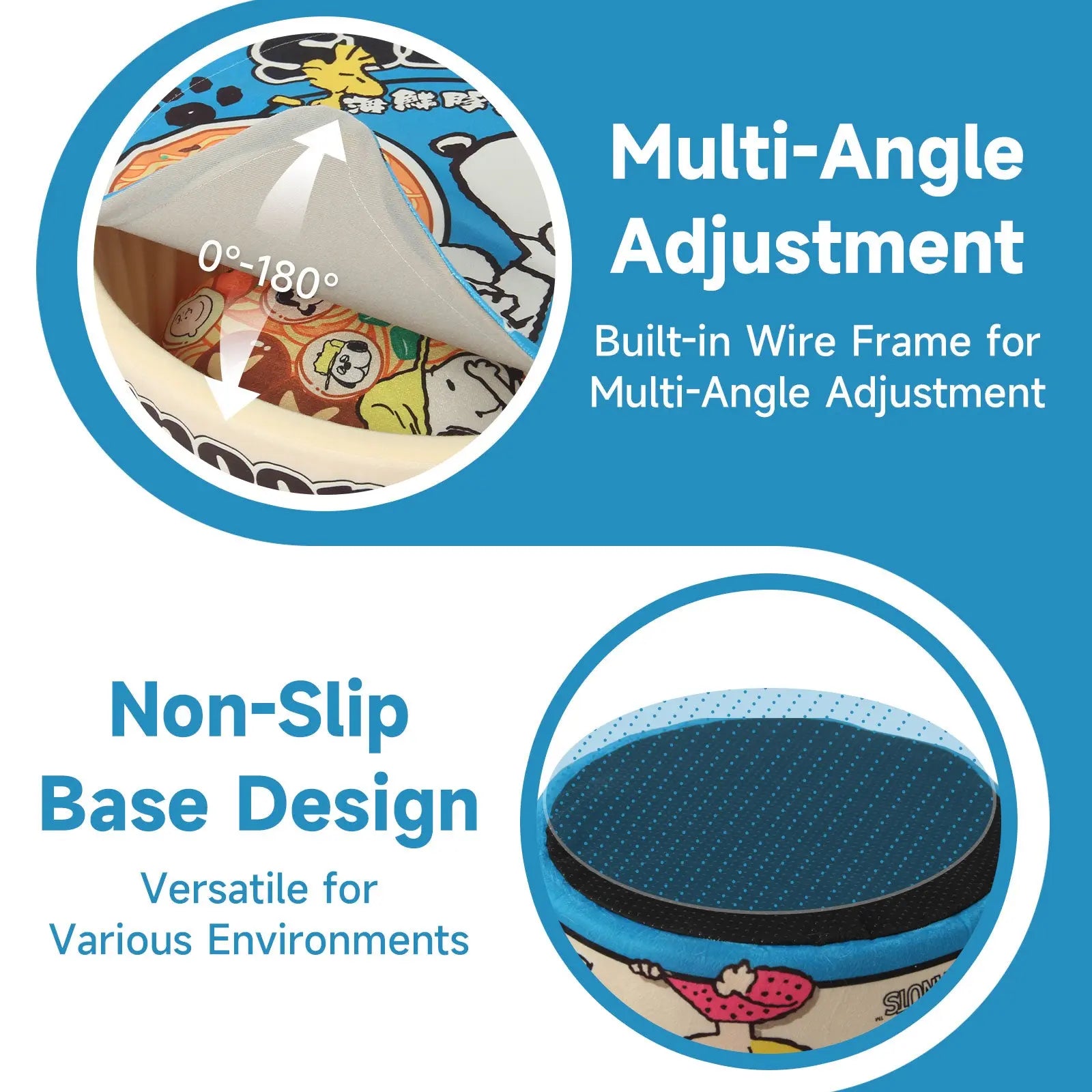 Kashima X Snoopy Red Tonkotsu Bubble Noodle Pet Bed KashimaPet