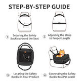 Kashima Ono PU Leather Pet Car Seat kashimashop