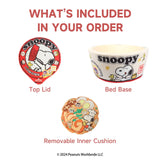 Kashima X Snoopy Red Tonkotsu Bubble Noodle Pet Bed KashimaPet