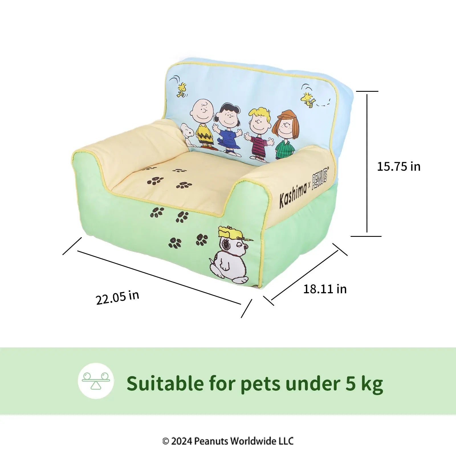 Kashima X Snoopy Spring Getaway Couch KashimaPet