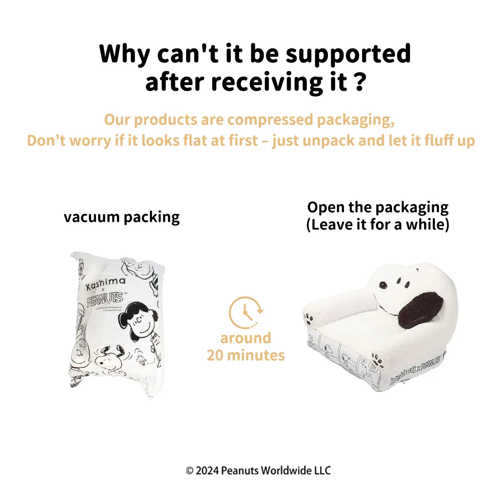 Kashima X Snoopy Comic Sofa KashimaPet