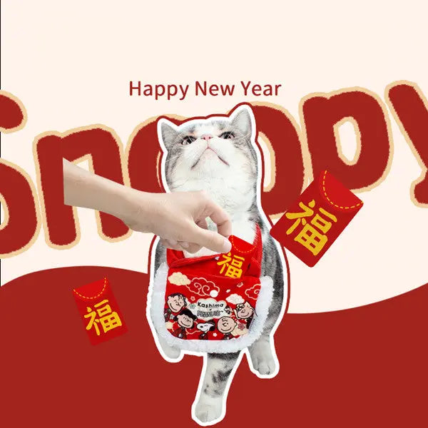 Kashima x Snoopy New Year Series Envelope Bib Envelope Nest Pet Carpet KashimaPet