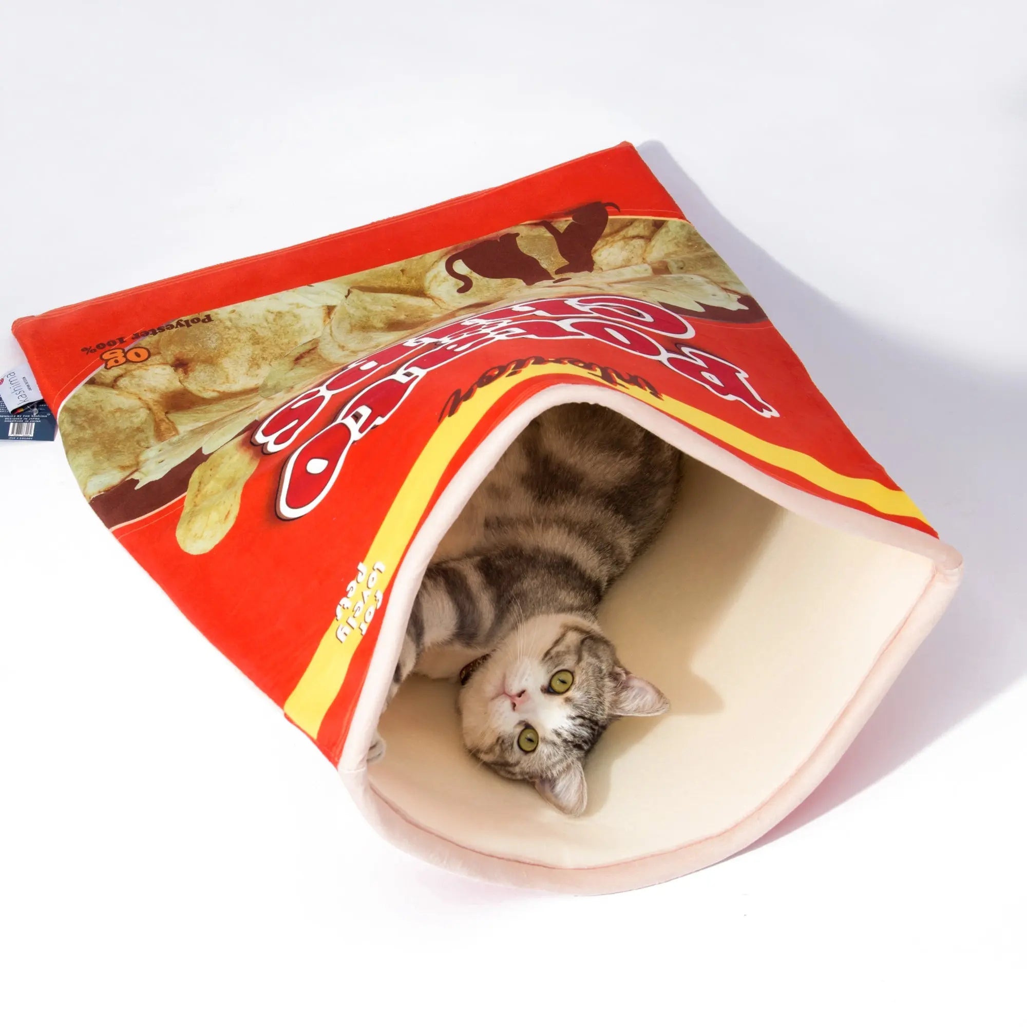 Kashima Potato Chips Shaped Semi-closed Pet Bed kashimashop