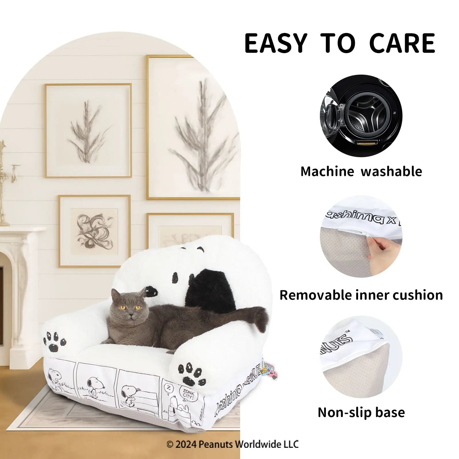 Kashima X Snoopy Comic Sofa KashimaPet