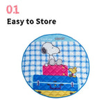 Kashima x Snoopy Blue Checkered Ice Pad KashimaPet