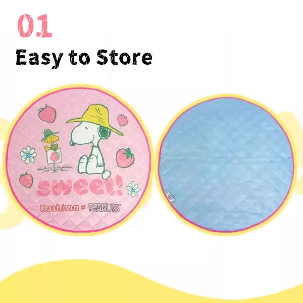 Kashima x Snoopy Strawberry Sweetheart Ice Pad KashimaPet