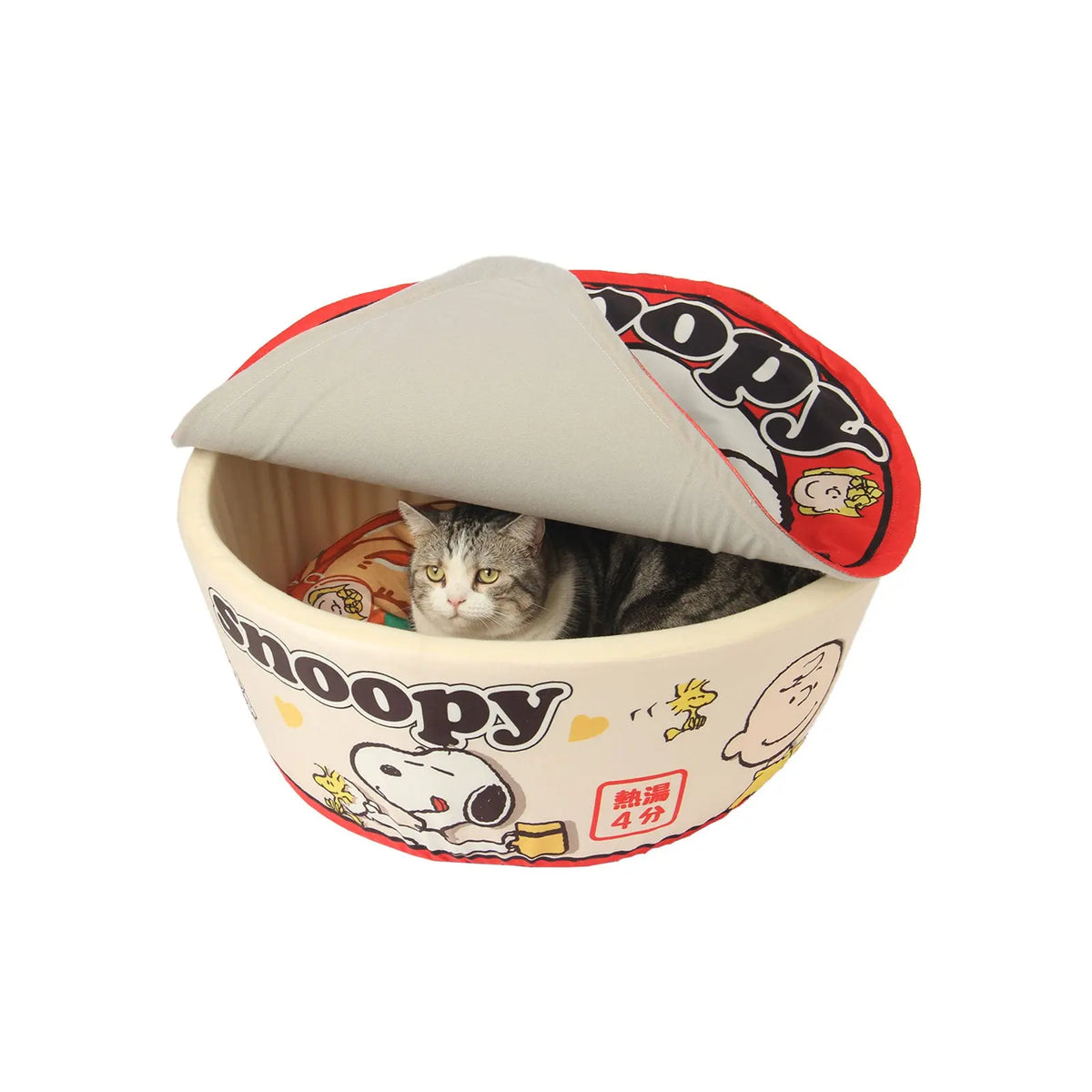 Kashima X Snoopy Red Tonkotsu Bubble Noodle Pet Bed KashimaPet