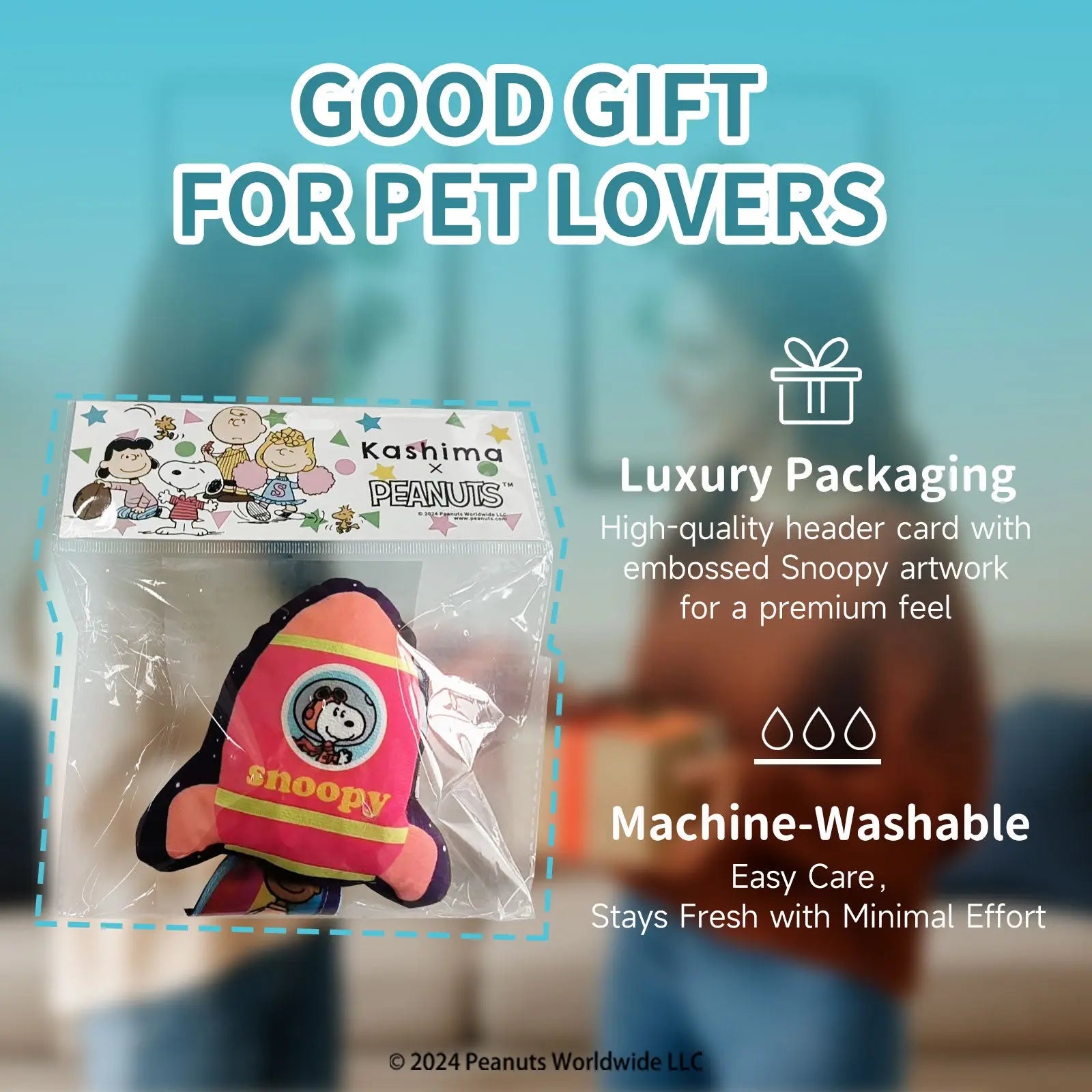 Kashima X Snoopy Rocket Pet Toy KashimaPet