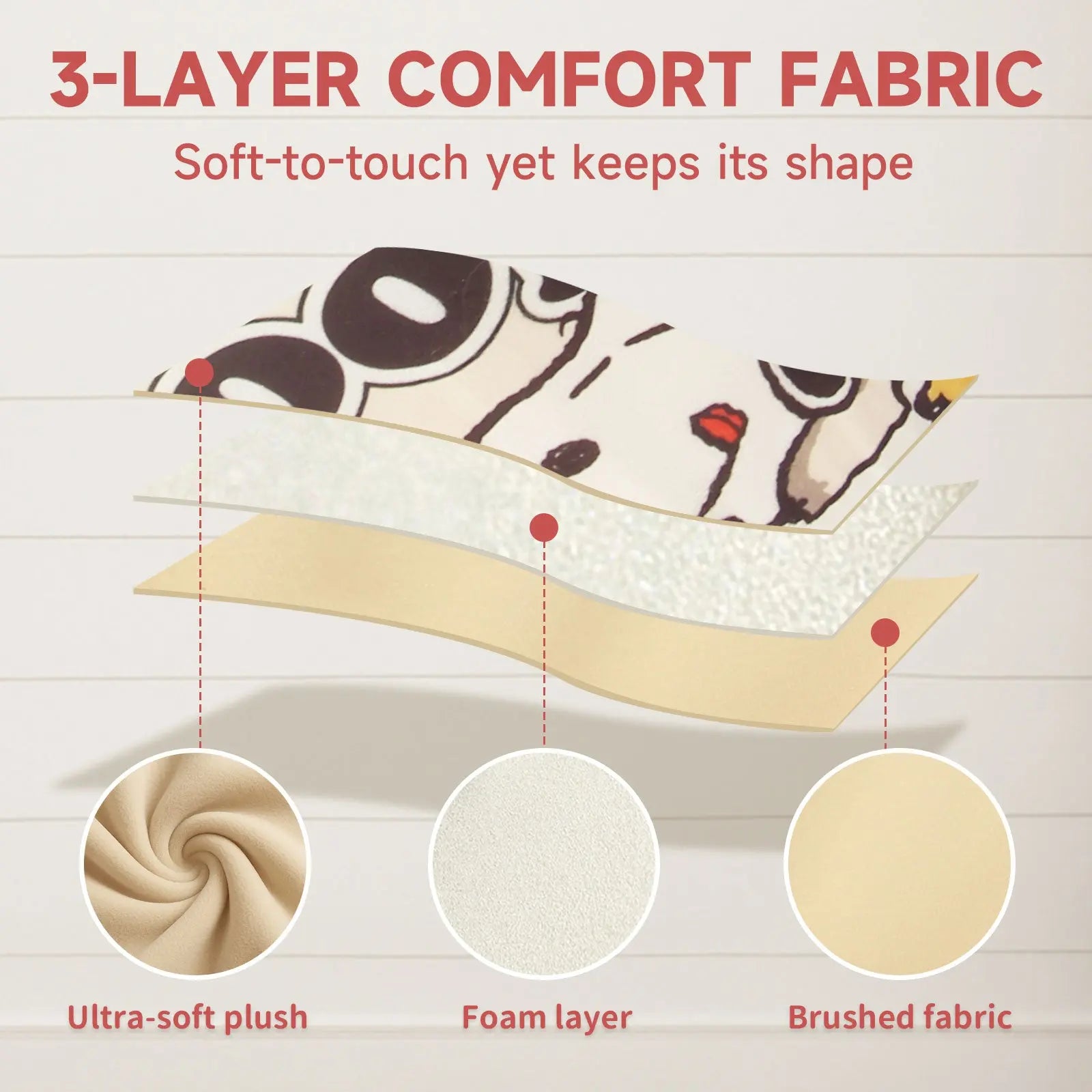 Kashima X Snoopy Red Tonkotsu Bubble Noodle Pet Bed KashimaPet