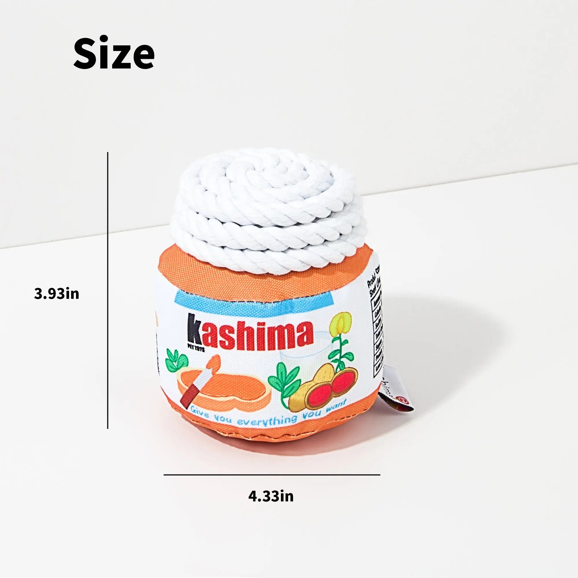 Kashima Peanut Butter Shaped Cotton Rope Pet Toys kashimashop
