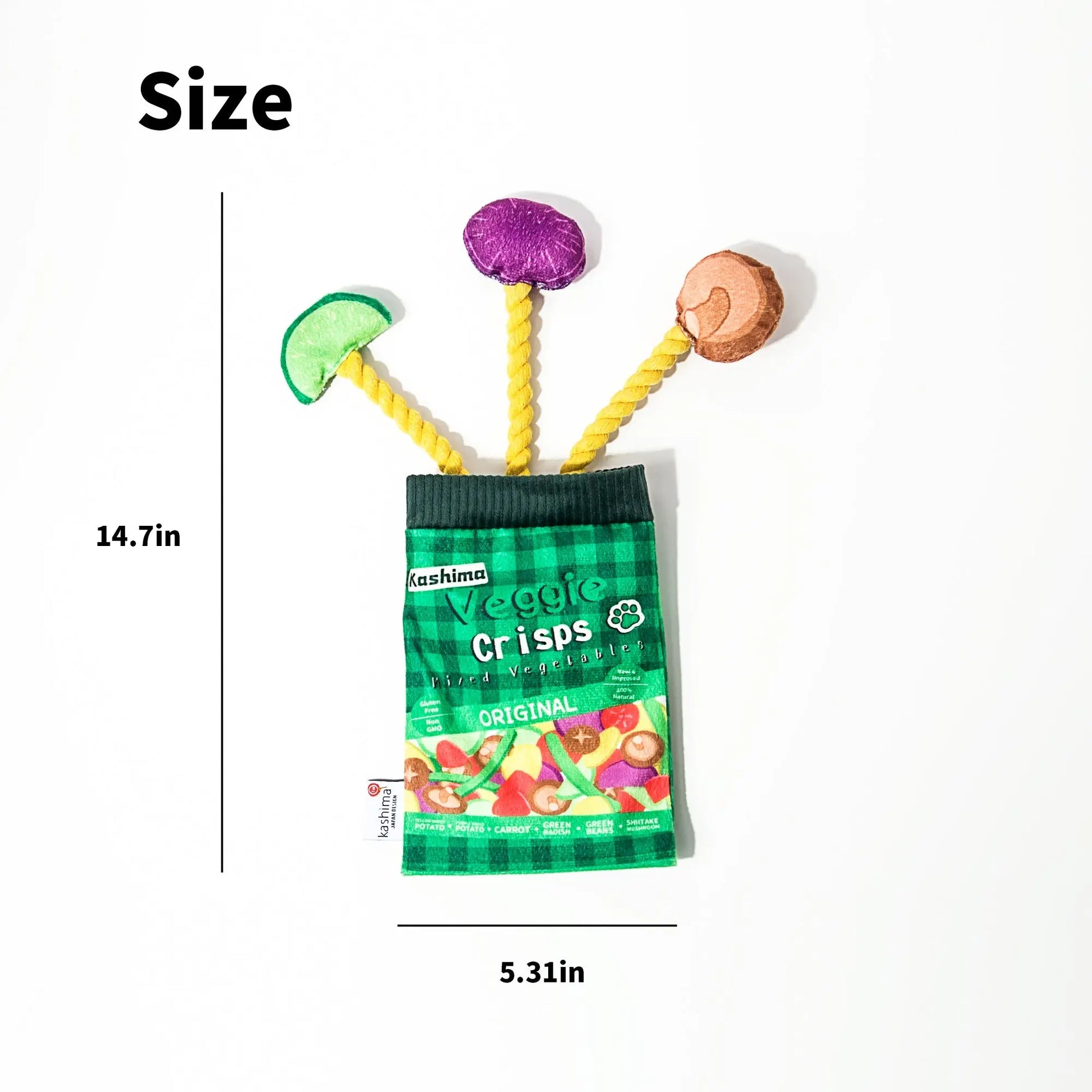 Kashima Fruit and Vegetable Chips Shaped Pet Toys kashimashop