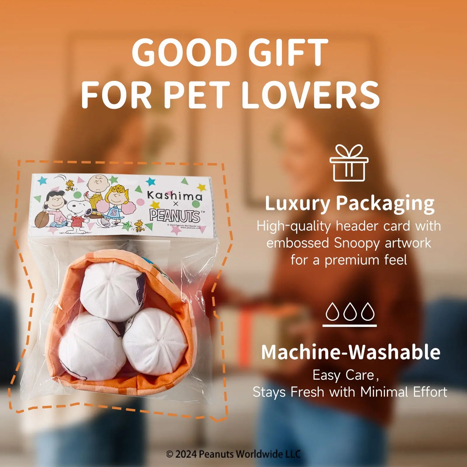 Kashima X Snoopy Bun Toy KashimaPet