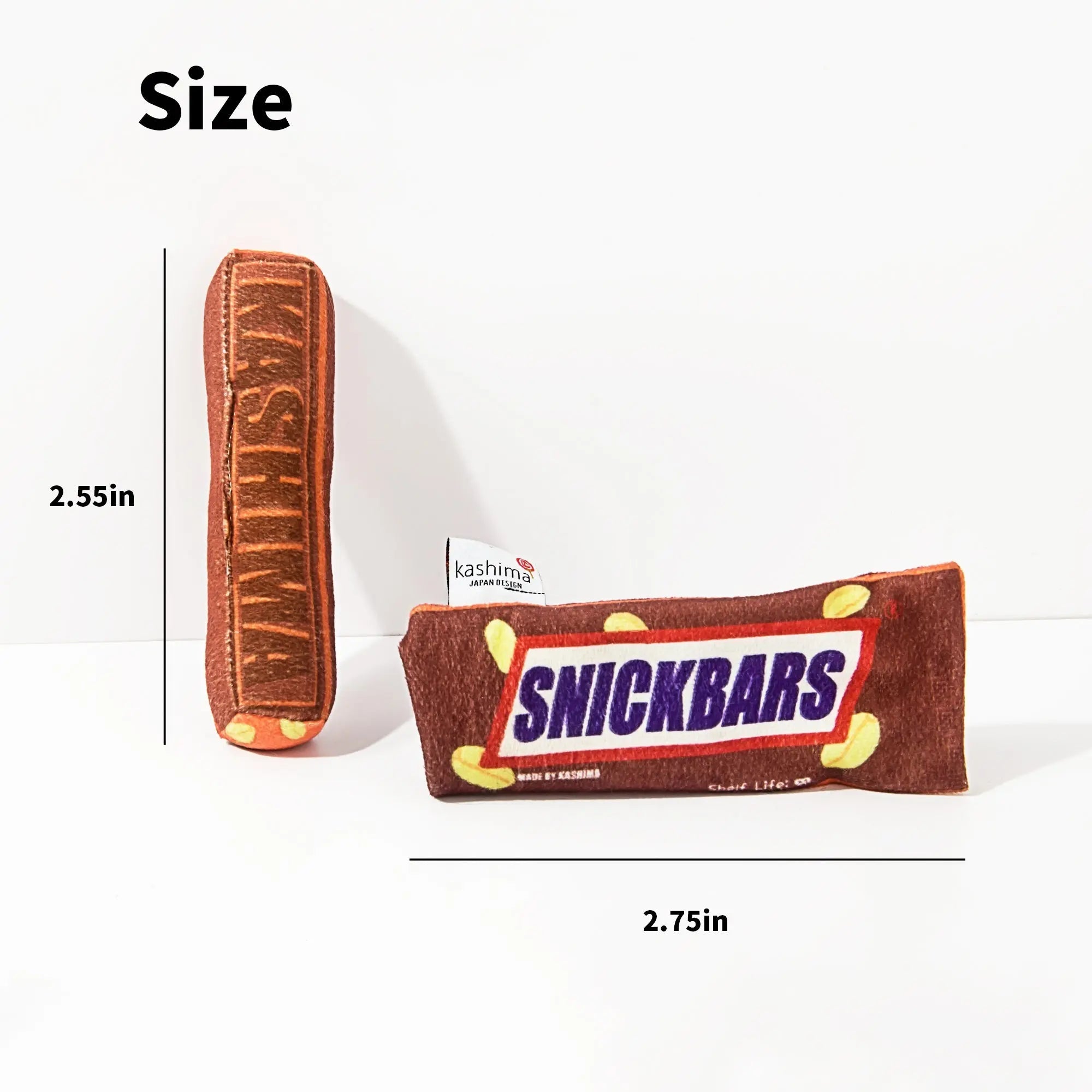 Kashima Energy Bar Patterned Squeaky Pet Toys kashimashop