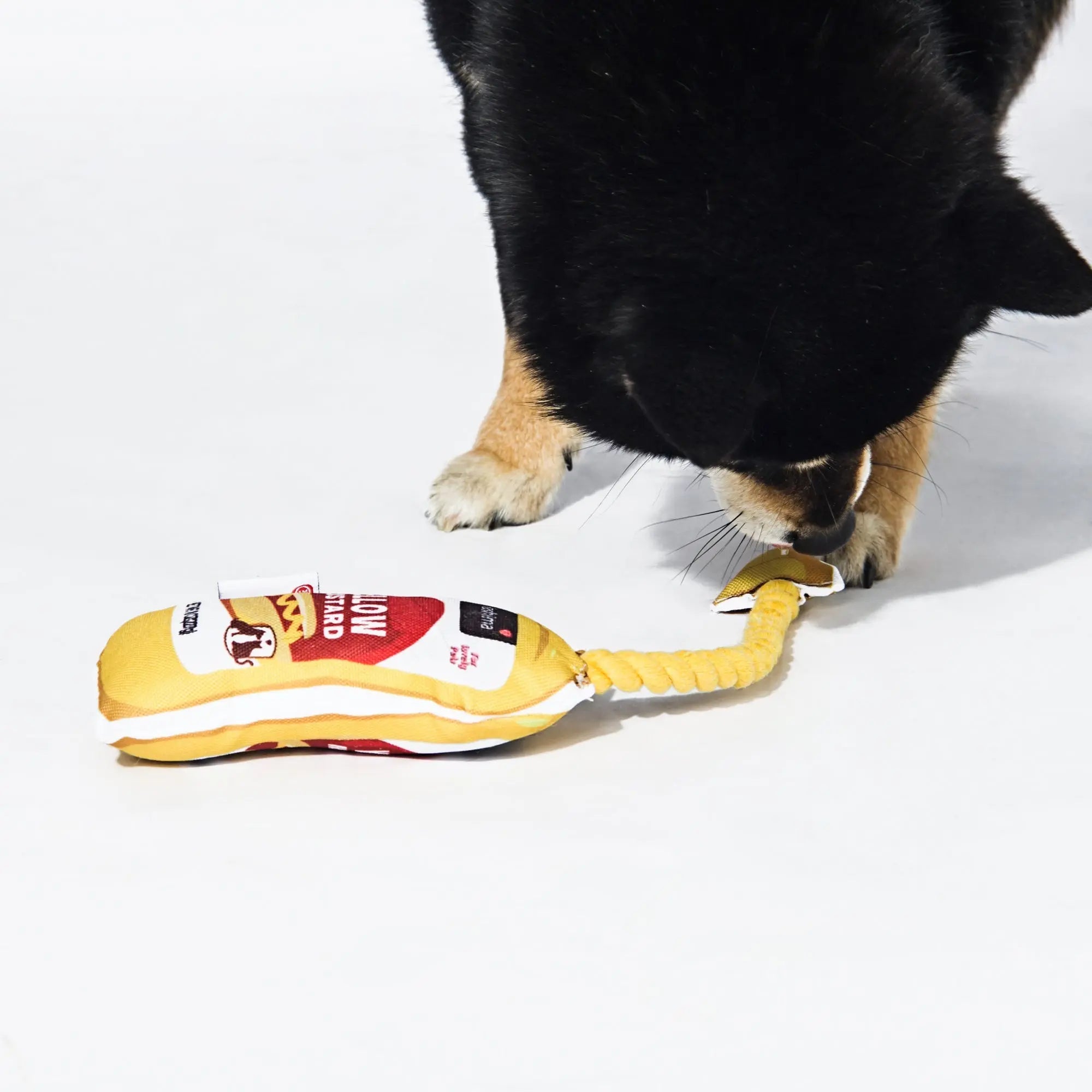Kashima Ketchup and Yellow Mustard Sauce Shaped Pet Toys kashimashop