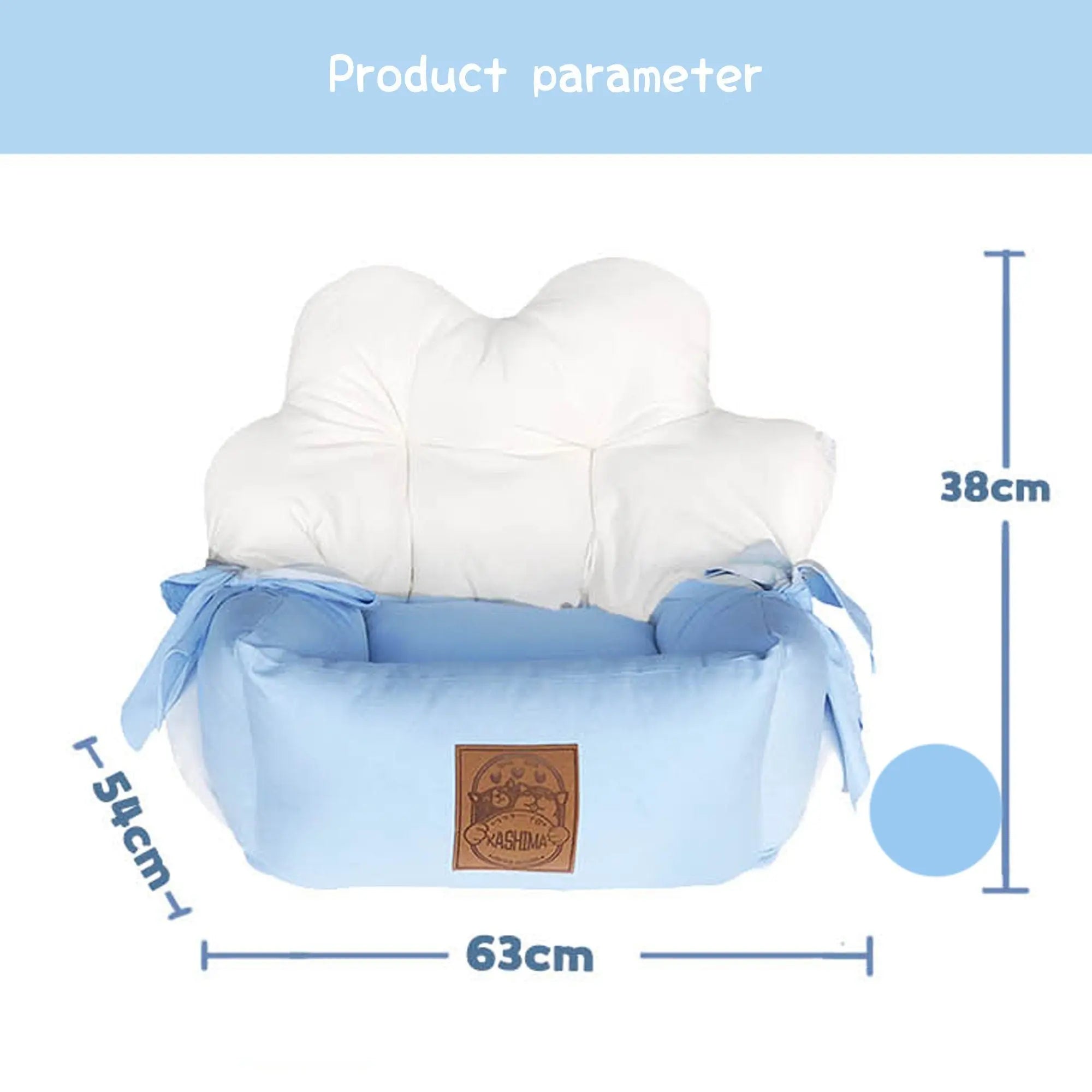Kashima Izumo Cloud Shaped Waterproof Pet Bed kashimashop