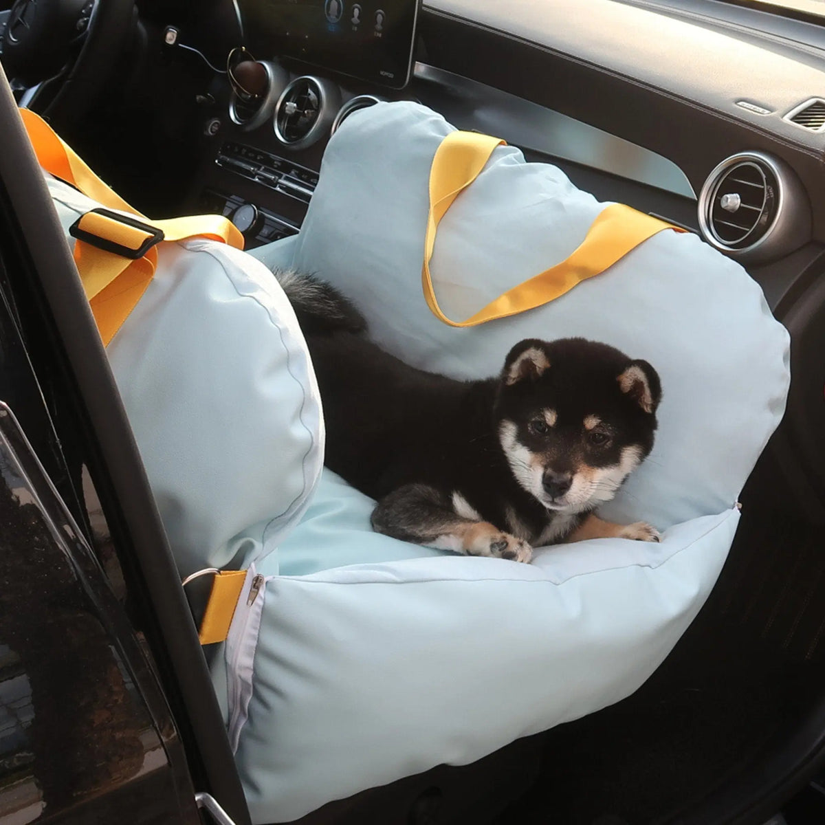 Kashima Kawana PU leather Pet Car Seat kashimashop